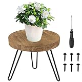 【Ustensile de décoration multifonctionnel】 Plus qu'un simple support de fleurs en bois : utilisez-le également comme tabouret décoratif pour les accessoires, comme étagère pour les livres ou comme repose-pieds élégant. Le support pour plantes en bois met en valeur vos plantes et enrichit n'importe quelle pièce avec une élégance naturelle