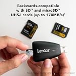 Lexar Multi-Card 2-in-1 USB 3.1 Reader, Works with SD and microSD Cards (LRW450UBNA) - Image 5