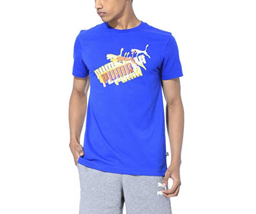 Image of Puma Men's Printed Regular Fit Active Base Layer Shirt