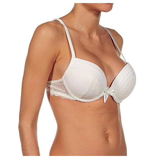 Dorina Damen T-Shirt T-Shirt BH MICHELLE D17195A, Einfarbig, Gr. 90B, Weiß (Weiß A00) 10 Selene Damen Carla Push-up-BH, Elfenbein, DE 90B (FR 105B)