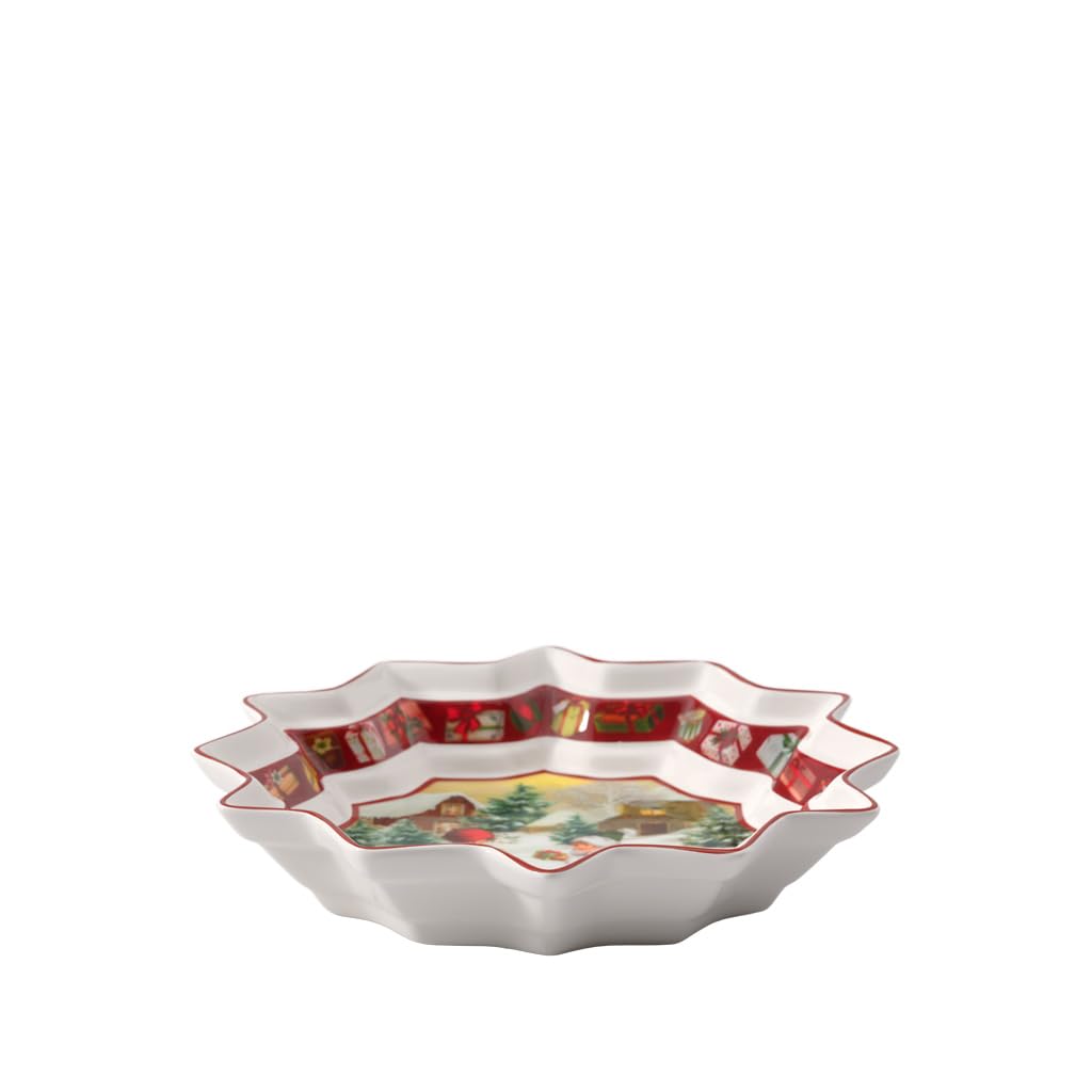 Villeroy & Boch – Toy's Fantasy Müslischale Bunt, Schale Klein, Bowl, Kleine Weihnachtsschale, Servierschale Keramik, Weihnachtsgeschirr Toys, Premium Porcelain