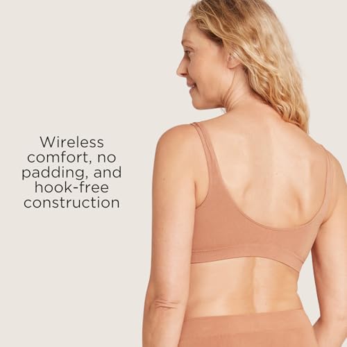 Boody Women's Seamless Bralette - Wireless Shaper Bra for Light Support, Soft & Breathable Crop Top Underwear, Bamboo Viscose4