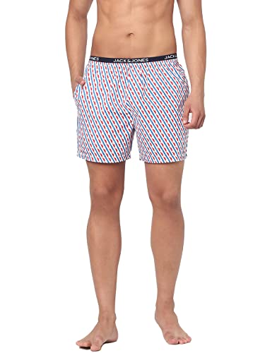 Image of JACK & JONES Men's Cotton Classic Solid Boxer Shorts (Pack of 1)