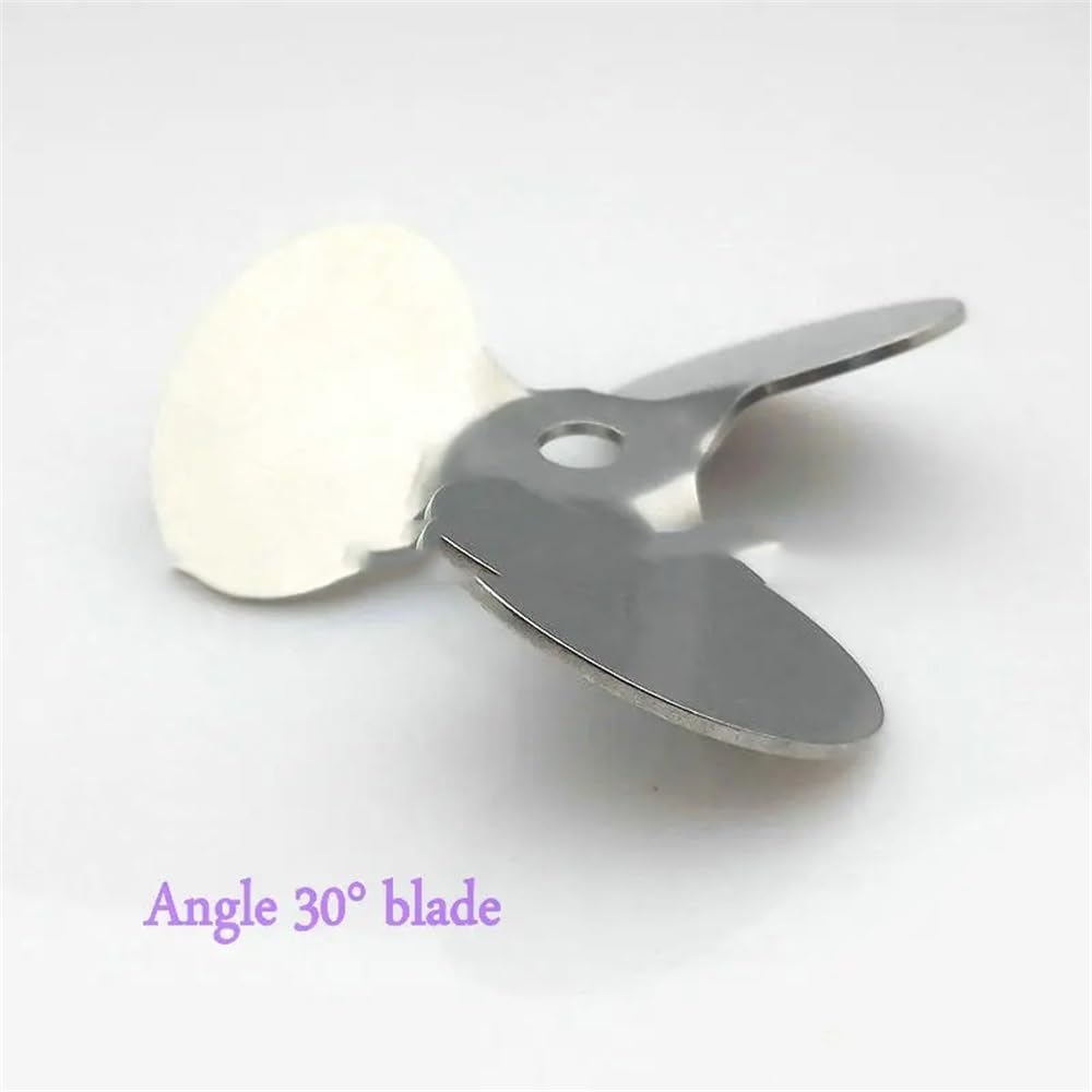 1 pz 304 Agitatore tre pale acciaio inossidabile Spingi verso il basso(100mm Angle 45 blade)