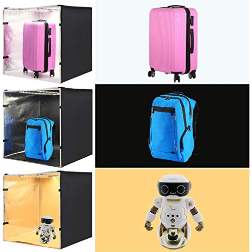 Tragbarer,Faltbarer Fotolichtkasten,31,5 "* 31,5" * 31,5 "Fotostudio Lichtkasten Schießzelt Kit mit 3 Hintergrundfarben für Fotografie, Produktwerbung(EU-Stecker) – Bild 6