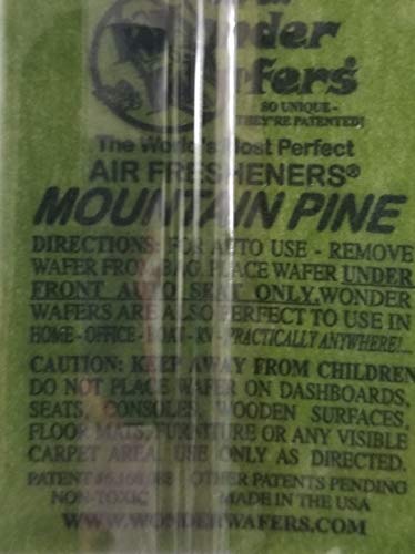 Image of Wonder Wafers 25 CT Individually Wrapped Mountain Pine Air Fresheners