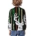 MZERSE Soft Kids Crew Neck Pullover Camouflage American Flag Camo Hunting Deer, Long Sleeve Sweatshirt for All Seasons, 8-10Y