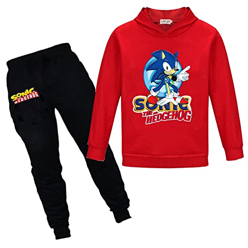 Zgekmby Kids Pullover Hoodie Red