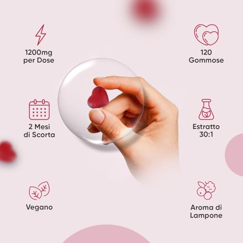 Ashwagandha Gommose 1200mg, Gusto Lampone, 120 Caramelle Senza Gelatina (2 Mesi) Ashwagandha Polvere Estratto 30:1 Radice Withania Somnifera, WeightWorld Ashwagandha Ginseng Indiano, Ashwagandha Pura - 6
