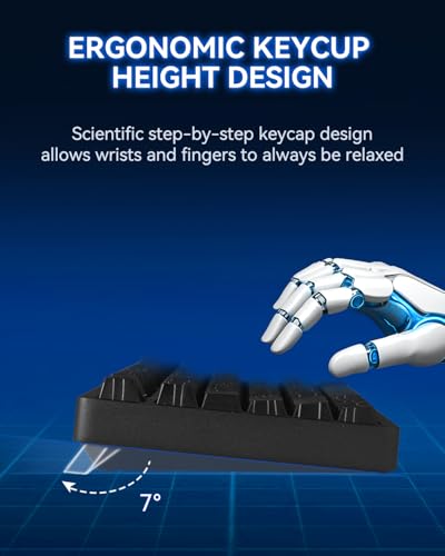 Image of LEOBOG HI75C Pro Mechanical Wireless Keyboard, 75% TKL RGB Backlit Buletooth Mechanical Keyboard with Hot Swappable Reaper Switch for MAC /Window /Andriod /PC Gaming - Turquoise Switch, Black