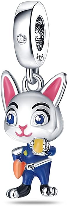 LIGHTDOG Dijes de plata de ley 925 para pulseras, collares, colgantes, abalorios, abalorios, se adapta a pulseras Pandora, joyería, regalo de