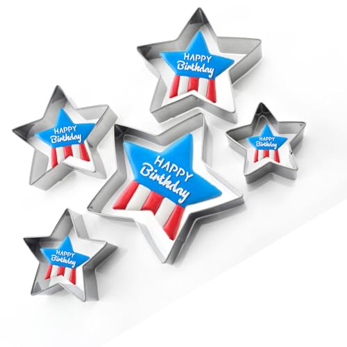 Tuzicake Star Cookie Cutters, 4Th Of July Cookie Cutters thumb #4