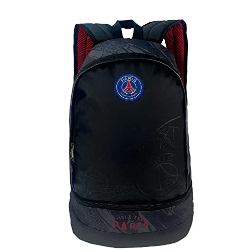 Mochila Esportiva PSG Sestini Compartimento Para Tênis Preto