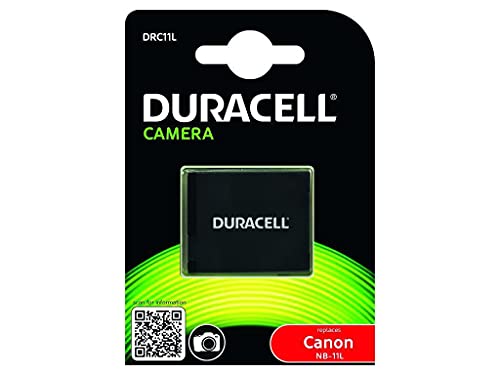 Potenza di 3.7v e 600 mah Duracell DRC11L Batteria per Canon NB-11L, 3.7 V, 600 mAh, Bianco