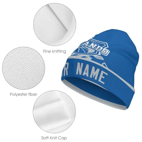 Custom Personalized Knitted Hat,Sports Stylish Winter Hat,Classic Gifts of Sports Fans!3