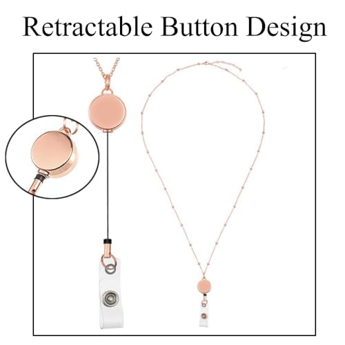 TopHomer Cordão retrátil com 6 porta-cartões à prova d'água (3 verticais, 3 horizontais) e 3 colare