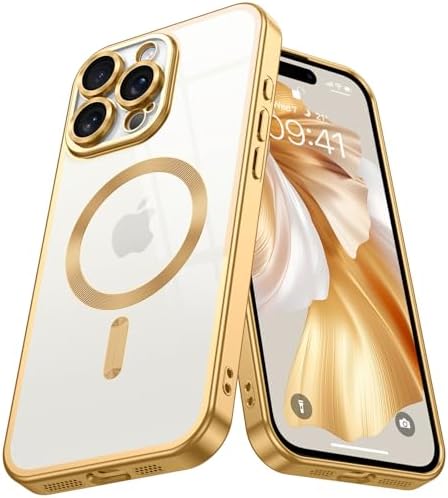 Cover For IPhone 13 Pro, Compatible With MagSafe Case,Slim Plating Shockproof Built-in Invisible - Foto 8