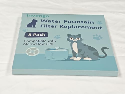 8 Filters for Wireless Cat Water Fountain, Sliver - Image 4
