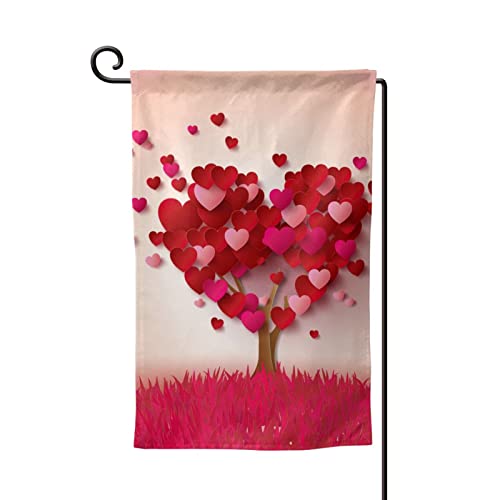 Drapeau de jardin arbre de cœur pour embellir vos allées et balcons