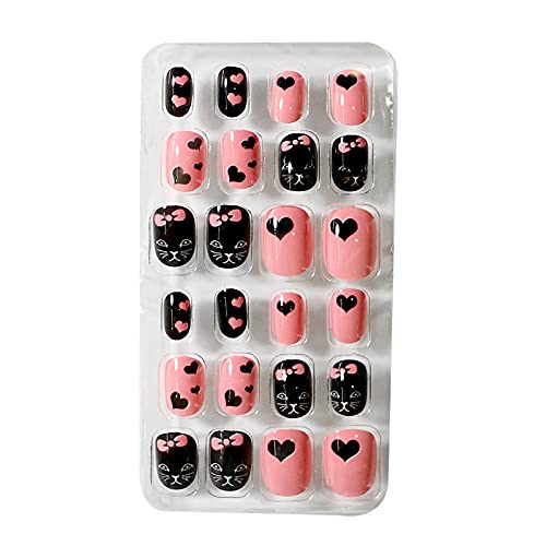 Nail Art 48 Stück Wearable Wearable Nail Piece Nail Art Child Patch 2 Stück Nail Art Piece(16)