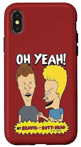Coque iPhone X/XS Beavis and Butt-Head Oh Yeah - Protection silicone