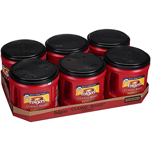 Image of Coffee, Classic Roast, Ground, 30.5 oz Canister, 6 /Carton