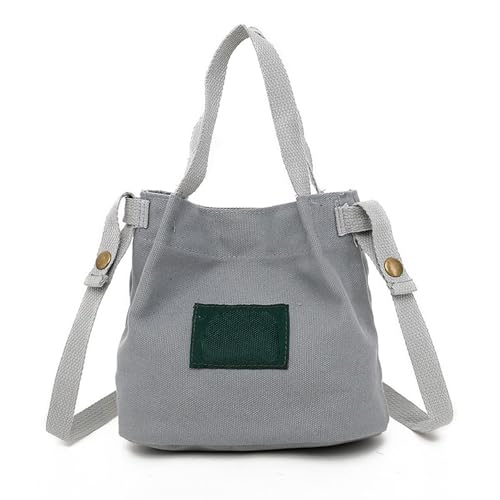 Shoulder bag Vintage Corduroy Canvas Handbags for Women - Simple Solid Color Shoulder Bag & Casual Crossbody Bucket Bag