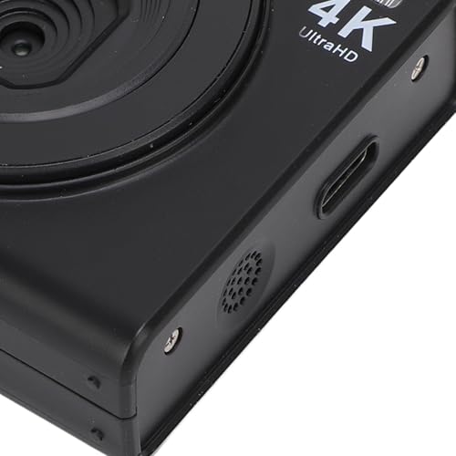 Cámara digital con zoom 16x, 56MP, 4K, enfoque automático, negra miniatura 7