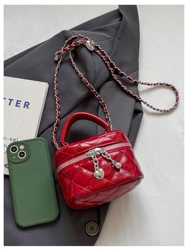 RoseSeek Women's Quilted Bucket Bag
