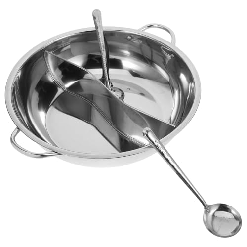 Casserole à soupe 36 cm avec passoire et séparation double compartiment