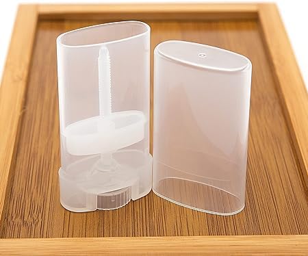 Image of Hunky Dory 6pcs 15ml Empty Clear Plastic Deodorant Containers Lip Balm Tubes for Lipstick, Crayon,chapstick,homemade Lip Balm, Beauty use