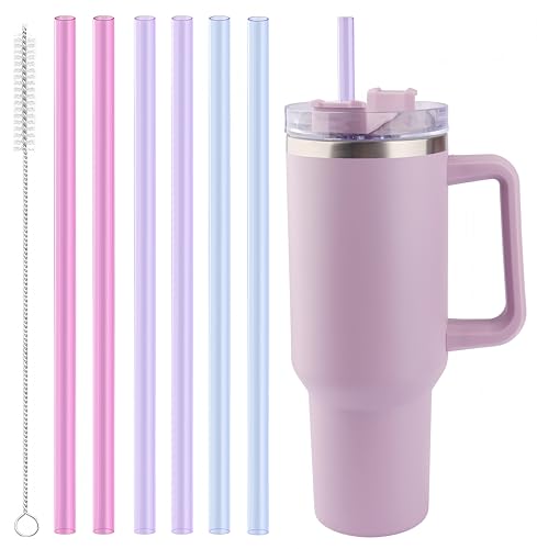 Image of Joshey Replacement Straws for Stanley Quencher 40oz Tumbler, 6 Pack