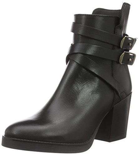 Manas Damen Brugge Kurzschaft Stiefel, Schwarz (Nero), 41 EU