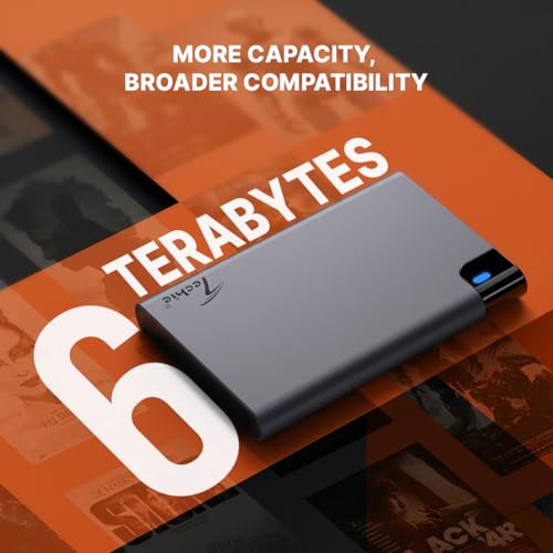 Image of TECHIE 2.5 inch External Hard Drive Enclosure, SSD /HDD Enclosure, USB 3.1 Gen 2, Type-C Aluminum Case, Tool-Less Fast Transfer, Up to 4TB