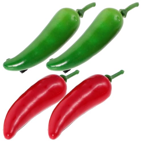 ARTSEWPLY ���̎q�����~�j�t�[�h�w�A�N���b�v4PCS �`���y�b�p�[�f�U�C���w�A�s�� ���j�[�N�ȃx�W�^�u���`�� ���Œ�p�w�A�A�N�Z�T���[ ����R