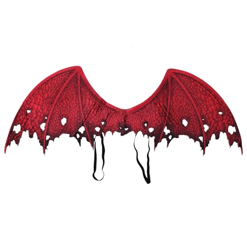 Mzztino Devil Wings Props Non-Woven Fabric Demon Wing Cosplay Halloween for Men Women