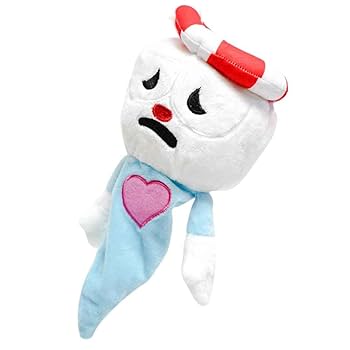 Amazon.co.jp: カップヘッド ぬいぐるみ ゲームオーバー 幽霊