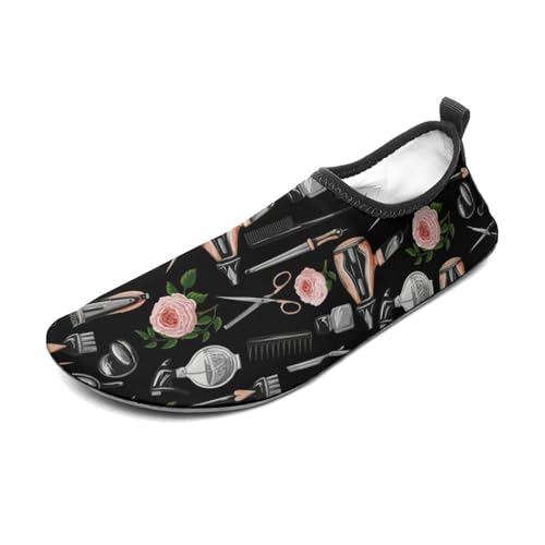 Barber Scissors Comb Hair Stylist Hairstylist Water Shoes for Women Men Barefoot Quick-Dry Aqua...