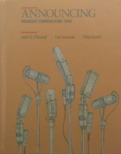Announcing: Broadcast communicating today (Wads... 0534065821 Book Cover