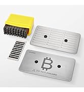 Amazon.com: Joyzens Seed Phrase Storage Kit - Metal Backup Plates
