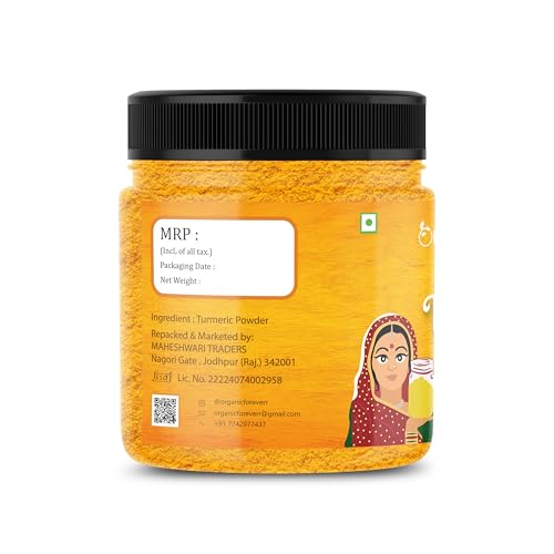 Organic Forever Natural Turmeric Powder (Haldi) 250g | High Curcumin & Natural Oils Retained | Pure, Fresh & Premium | Antioxidant & Anti-Inflammatory - Image 6