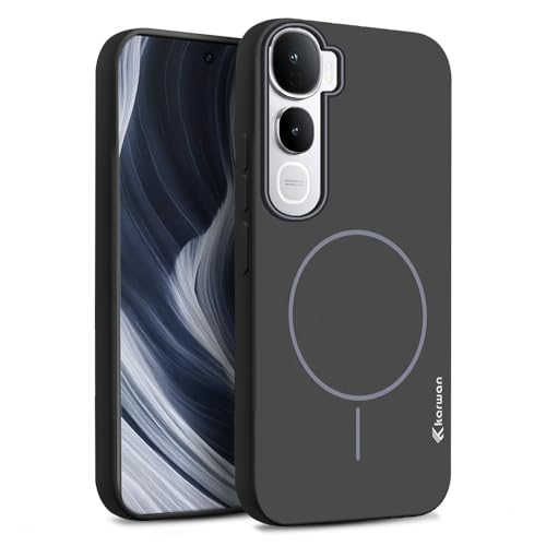 Image of KARWAN️ Magnetic Wireless Ultra Slim-Fit Back Case Cover for Vivo Y400 PRO |Hard PC Case Cover| Ultra-Thin & Light Weight with [Ultra Premium Feel] Case for Vivo Y400 PRO (6.77 inch) (Black)