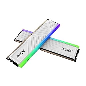 XPG Spectrix D35G RGB DDR4 3600MHz CL18 16GB (2x8GB) PC4-28800 RAM 288pin UDIMM Desktop Memory Kit White Heatsink (AX4U36008G18I-DTWHD35G)