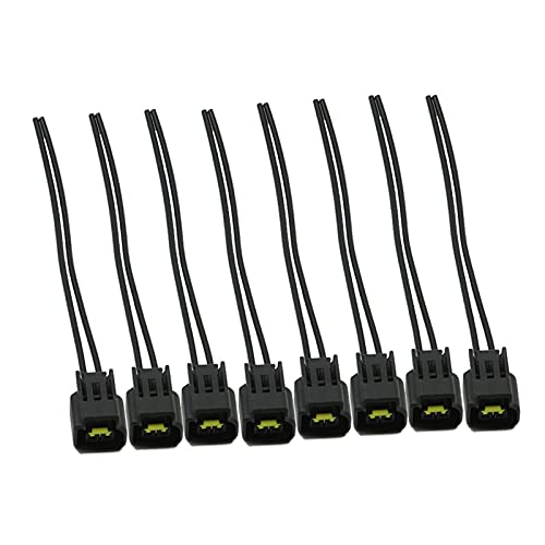WKWPYCYUH 4 / 8PCS Conector de encendido modular Conector del conector de la bobina de la carcasa del enchufe del enchufe de la cabina Ajuste del ajuste fit for Ford for el ajuste del enfoque for el m