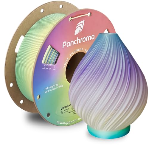 Image of Polymaker Panchroma PLA Filament 1kg, Gradient 3D Printing Filament 1.75mm | Celestial Rainbow, Neatly Wound PLA for Easy Print & Smooth Feeding. Compatible with Bambu Lab & Most 3D Printers