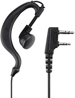 Baofeng Black PTT Earpiece Earphone Headset Mic for Baofeng UV-5X 5R TYT Ham Two-way Radio Walkie Talkie Transceiver
