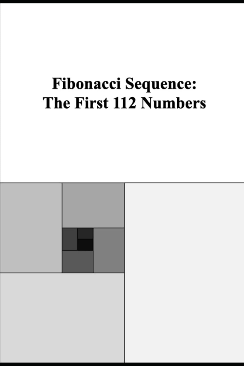Fibonacci sequence: The first 112 numbers: 112 numbers of the golden ratio