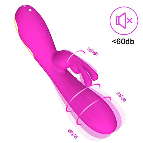 Massaggiatore Portatile per il relax con 20 Modalità di Massaggio, Motori Doppi, Silicone Medico Privo di PVC e ftalati, 100% Impermeabile, USB Ricaricabile