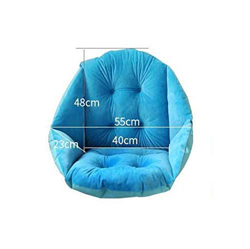 Coussin de chaise de dossier en peluche pour un confort optimal en voiture et bureau