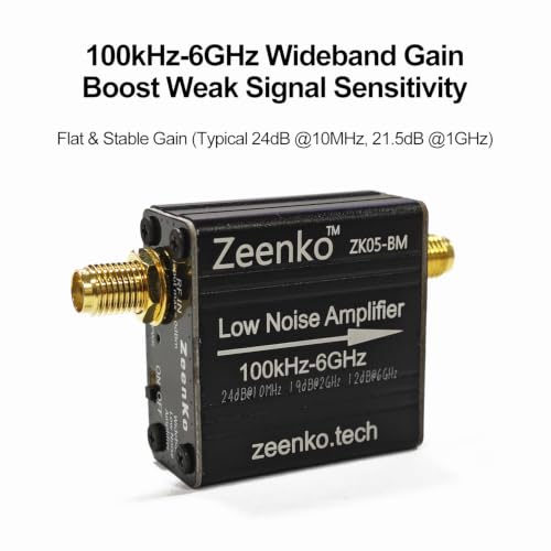 Image of AURSINC ZK05-BM Low Noise Amplifier 100kHz-6GHz, 24dB Gain LNA Preamplifier